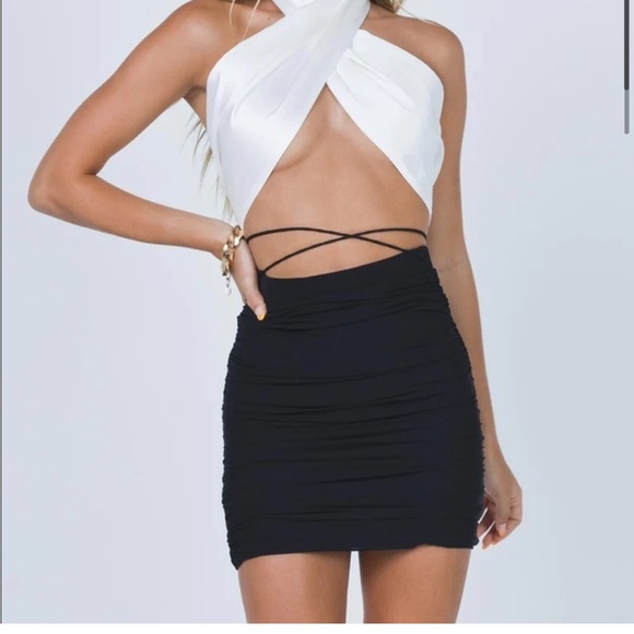 Princess Polly mesh black skirt - Picture 2 of 5